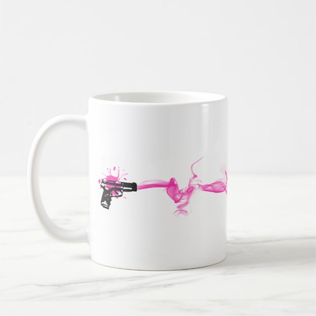 Röka vapenmuggen kaffemugg (Vänster)