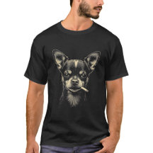Rökande Chihuahua-tröja
