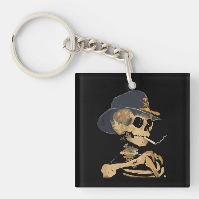 Rökande Cowboy Skelett (Framsidan)