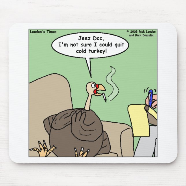 Rökande Kall Turkiet Lustigt presenter och teater Musmatta (Framsidan)