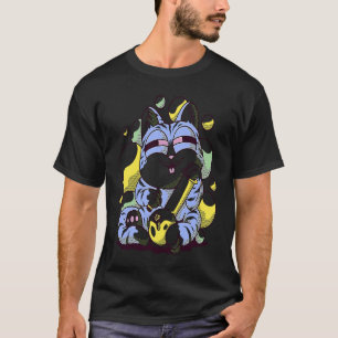 rökande katt med bong t shirt