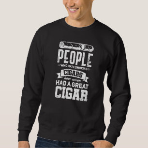 Rökande kul cigarett nikotin rök inandas vape J Lång Ärmad Tröja