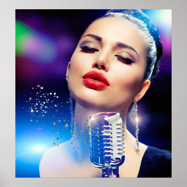 Rökare Hett Music Poster (Framsidan)