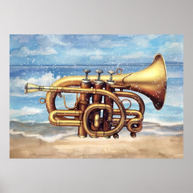 Rökare Hett Music Poster (Framsidan)