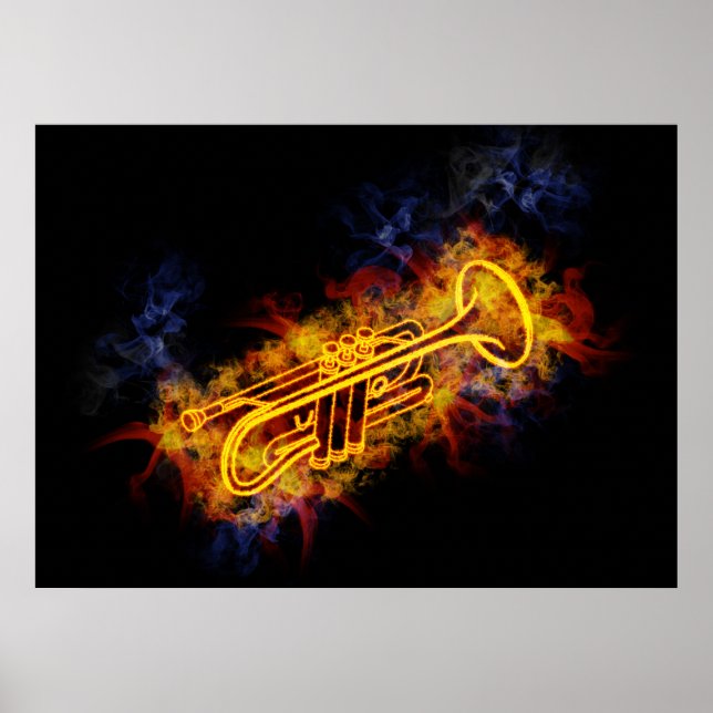 Rökare Hett Music Poster (Framsidan)