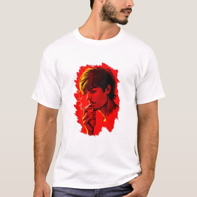 rökare t shirt (Framsida)