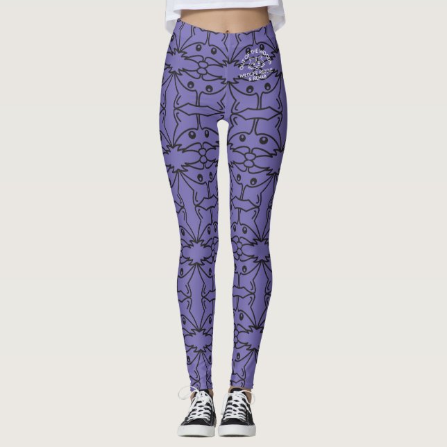 Rökbalkar Leggings (Framsida)