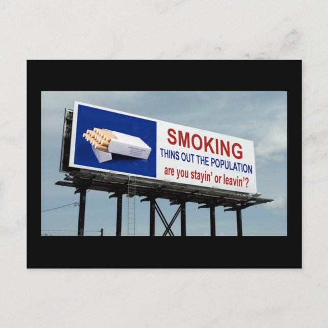 Rökbekämpning - vykort (Framsida)