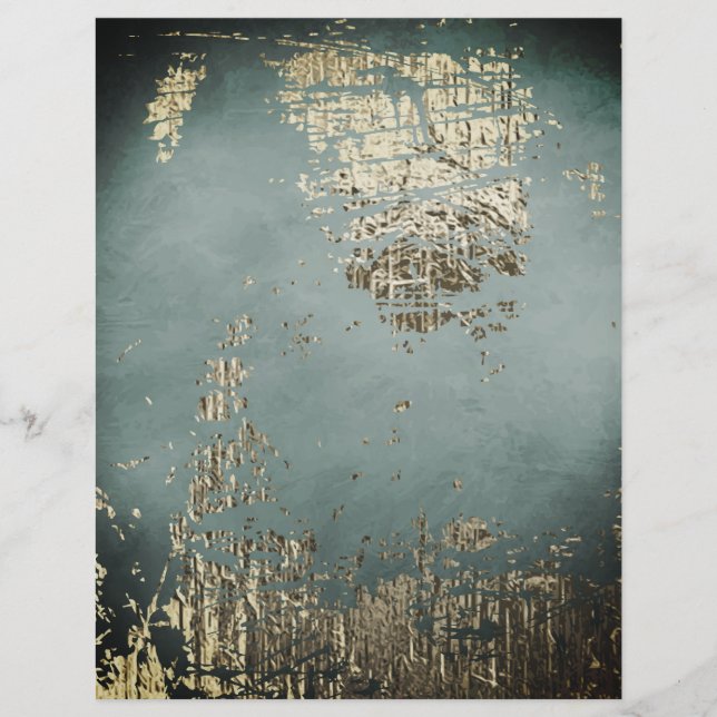 Rökblå metallisk scrapbookpapper (Framsida)