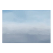 Rökblått ombre, vattenfärg