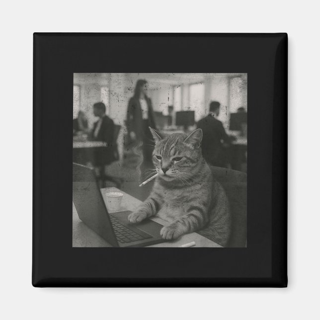 Rökcigarett i Humor Magnet (Framsidan)