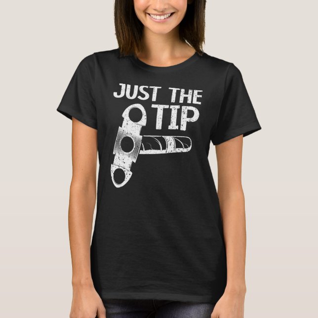 Rökcigarettrök, bara tippcigarrettrök t shirt (Framsida)