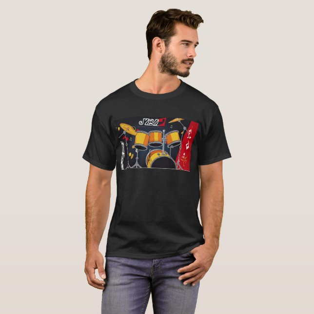 RokcloneDesignar 2024 Art Intelligence Jazz-serien T Shirt (Hel framsida)