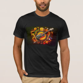RokcloneDesignar 2024 Art Intelligence Jazz-serien T Shirt