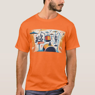 RokcloneDesignar 2024 Art Intelligence Jazz-serien T Shirt