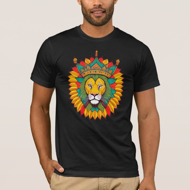 RokCloneDesignings 2024 Manar Lejon-Shirt T Shirt (Framsida)
