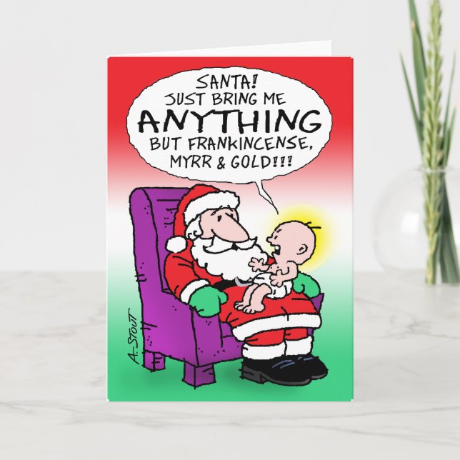 Rökelse, Myrra & Guld! - Kort (Framsida)