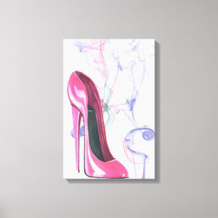 Rökens Rosa Stiletto Shoe Wrapped Canvas