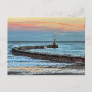 Roker Pier och Lighthouse Vykort