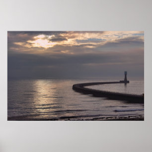Roker Pier Sunderland Poster
