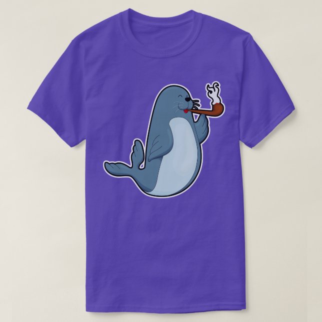 Rökförsegling med rörledning t shirt (Design framsida)