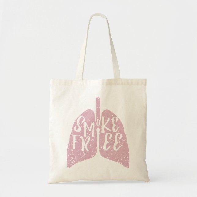 Rökfria hälsovådliga svampar tygkasse (Framsidan)