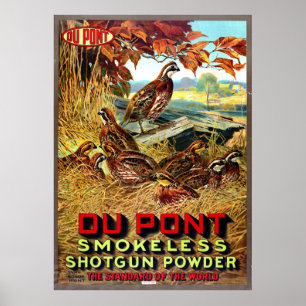Rökfritt Pistol Powder Ad 1913 Poster