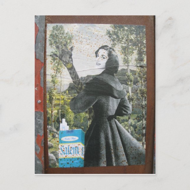 Rökgiraffe Vykort (Framsida)