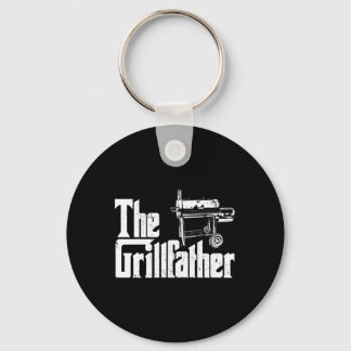 Rökgnist och grill chef Grillfather Grillad Nyckelring