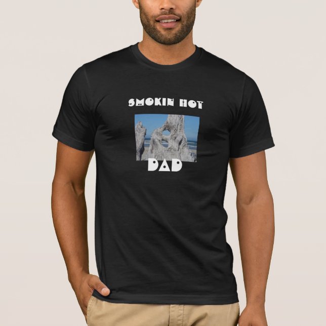 Rökhet Pappa t-shirts T-shirts Pappas presenter (Framsida)