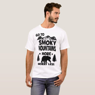 Rökig bergskjorta t-shirt