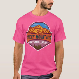 Rökig nationalpark för berg t shirt