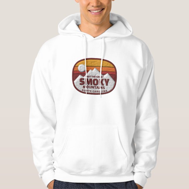 Rökiga berg hoodie (Framsida)