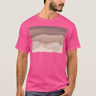 Rökiga berg Silhouettes i omvänd aktiv T Shirt