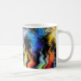 Rökiga färger kaffemugg