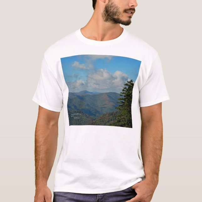 Rökiga Mtns: Mtns kallar…, John Muir Tee Shirt (Framsida)