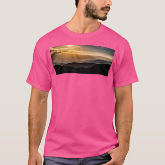 Rökiga och blå rundberg Ocean of Light Acti T Shirt