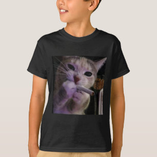 Rökkatt, Cigarette Kattunge Gen Z Meme, katt T Shirt