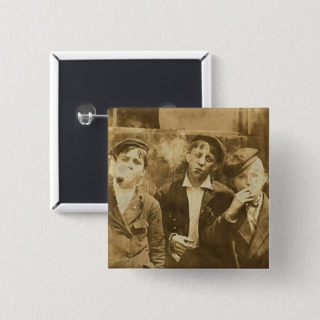 Rökknapp Knapp (Framsida & baksida)