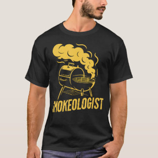 Rökmästare kött röker BBQ Pit Grill Pappa T Shirt