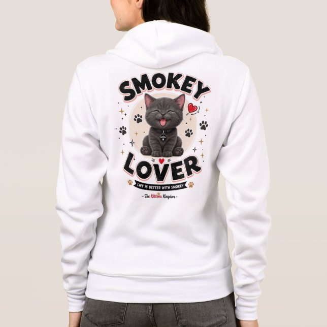 Rökmössans Hoodie T Shirt (Baksida)