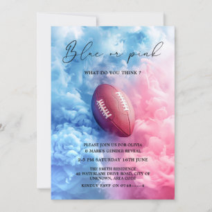 Rökning American Football Rugby Sport Gender Revea Inbjudningar