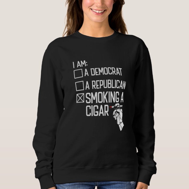 Rökning av cigarrettrök Rökning av cigarrer T Shirt (Framsida)