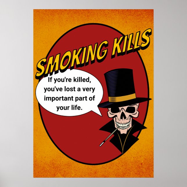 Rökning av dödor poster (Framsidan)