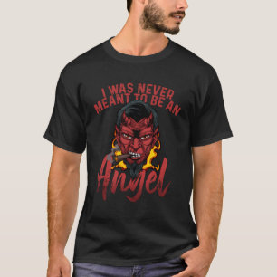 Rökning av elden Djävulen flammar jag aldrig ville T Shirt