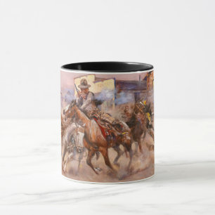 Rökning av en. 45, 1908 av Charles Marion Russell Mugg