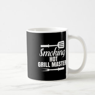 Rökning av Hett Grill Master Bbq Kung Queen of the Kaffemugg