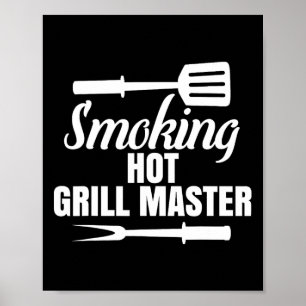 Rökning av Hett Grill Master Bbq Kung Queen of the Poster