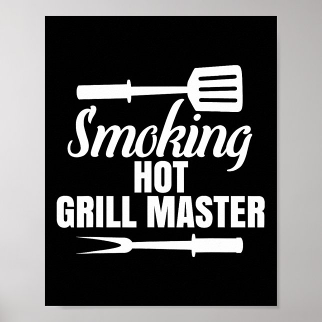 Rökning av Hett Grill Master Bbq Kung Queen of the Poster (Framsidan)