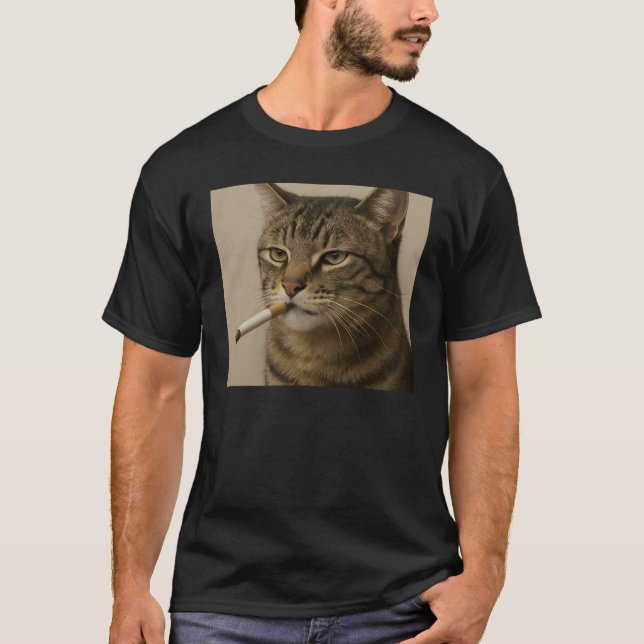 Rökning av kattrök i Generation Z T Shirt (Framsida)
